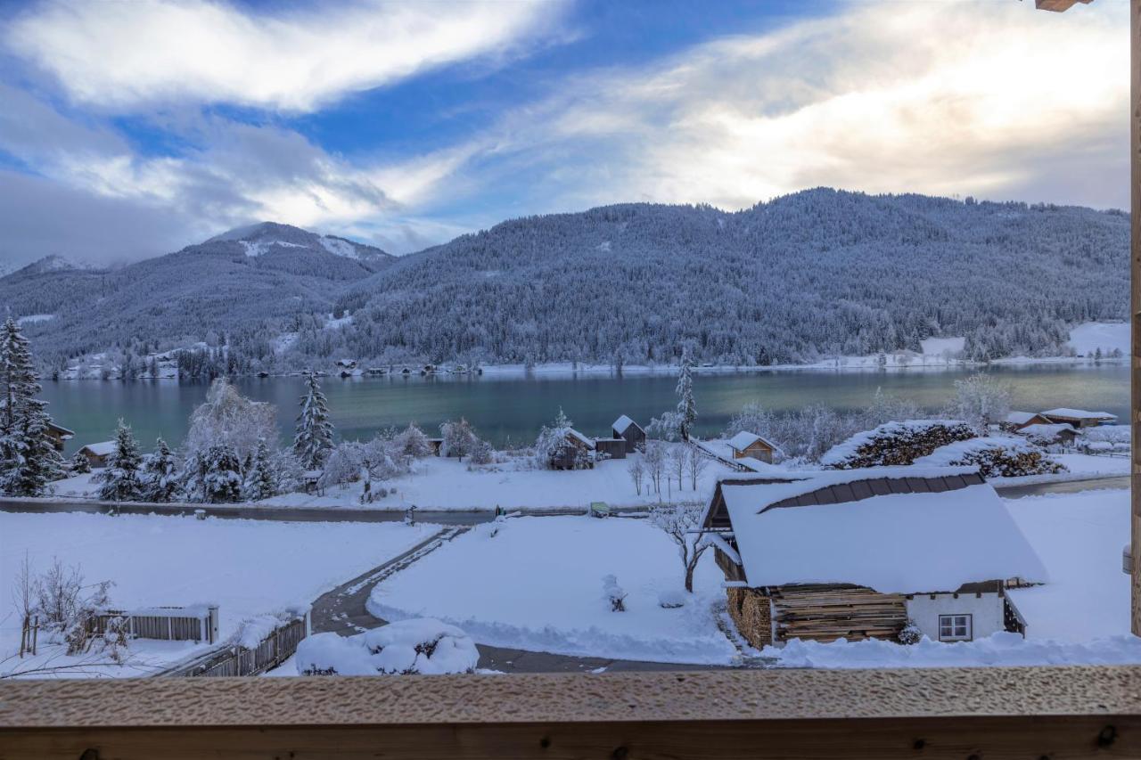 Ferienwohnung Haus Sonnbichl Weissensee Exterior foto